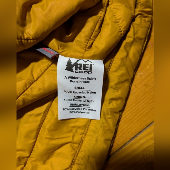 REI Coop Flash Insulated Vest Rustic Gold Women's Medium - Picture 5 of 9